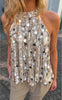 Say INA Copenhagen Top - Ava - Silver Sequin