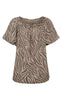 Marta Du Chateau Top - Luciana Zebra - Fango