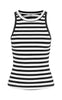 MbyM Top - Jaxson-M - White Black Stripe