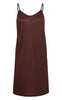 A-View Kjole - Slip - Dark Brown