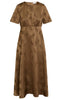 Love & Divine Kjole - Love1561-2 - Brown Flower