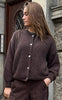 Depeche Cardigan - Sarah Alpaca - Brown