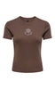 ONLY T-shirt - Kira New - Chocolate Martini Flower Daisy