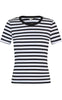 MbyM T-shirt - Otis-M - White Black Stripe