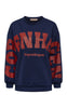 Marta Du Chateau Sweatshirt - Hibiscus - Navy/Red
