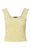Pieces Top - Betty - French Vanilla Flower