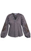 Love & Divine Bluse - Love1529-2 - Brown Stripe