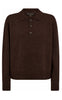 Hype The Detail Bluse - Polo - Brown