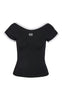 Noisy May T-shirt - Twin - Black/White Contrast