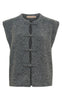 Marta Du Chateau Vest - Celestia - Dark Grey