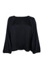 Black Colour Bluse - Mabel LS - Black