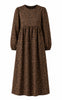 Say INA Copenhagen Kjole - Alia - Brown Flower