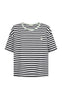 Freequent T-Shirt - Fenjal - Brilliant White w. Black
