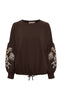 Marta Du Chateau Sweatshirt - Luretta - Chocolate