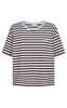 Freequent T-Shirt - Fenjal - Brilliant White w. Coffee Bean