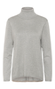 Culture Bluse - Annemarie Loose Roll-Neck - Light Grey Melange