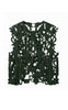 Tim & Simonsen Top - Gudrun Lace - Army Green