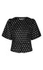 Neo Noir Bluse - Anela Dot - Black