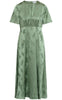 Love & Divine Kjole - Love1561-2 - Green Flower