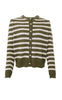 Black Color Cardigan - Dell Puff - Army