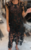 Tim & Simonsen Kjole - Bodil Lace - Black