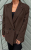 Say INA Copenhagen Blazer - Nahla - Dark Brown