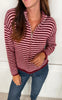 Marta Du Chateau Cardigan - Anais - Bordeaux