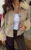 Freequent Jakke - Yanna - Silver Mink Melange