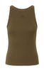 Gestuz Top - Drew Logo Tank 2.0 - Military Olive