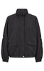 Freequent Jakke - Mali - Dark Grey Mel w. Star Off-white