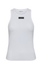 Haute L'Amitié Tanktop - Rib Badge - White