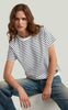 G-STAR T-shirt - Raglan r t wmn - Lt Chalk/India Ink Stripe