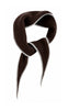 Say INA Copemhagen Tørklæde - Safiya Knitted - Dark Brown W. White Contrast