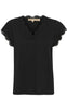 Culture T-shirt - Biana Lace - Black