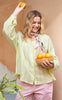 Black Colour Bluse - Emilia - Lt. Yellow