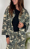 Depeche Skjorte - Tonja - Khaki Printed