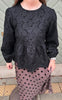 Say INA Copenhagen Bluse - Alia - Black Flower
