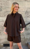 Love & Divine Skjorte - Love971-15 - D. Chocolate