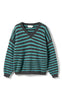 Noella Strik - Mafaldane - Grey Turquoise Stripe