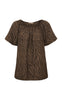 Marta Du Chateau Top - Luciana Zebra - Brown