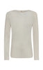 Depeche Bluse - Drew Cashmere O-Neck - Off White