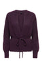 Only Cardigan - Fiona String - Plum Perfect Melange