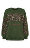 Marta Du Chateau Sweatshirt - Sevilla - Military/Leo