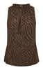 Marta Du Chateau Top - Lucina Zebra - Brown