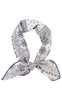 Tim & Simonsen Tørklæde - Ulrika Cotton - Paisley Blue/White
