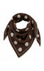 Say INA Copenhagen Tørklæde - Sydney Dotted - Dark Brown W. White Dots