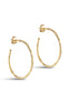ENAMEL Copenhagen Øreringe - Organic Arena Medium - Gold Colour