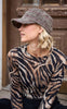 Black Colour Hat - Glenna Wool - Wine