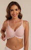 FemiFemme BH - SoftScallop Full Coverage Bøjlefri - Soft Pink