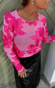 Luxzuz Bluse - Florana - Begonia Pink